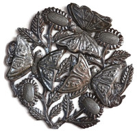 Haiti Metal Butterfly art