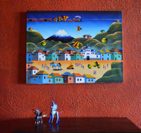 Ecuador Painting  23 1/2" X 17 5/8"