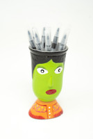 Whimsical, Colorful, Pen Holder, Vase,