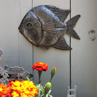 Haiti metal wall art sea life theme fish nautical