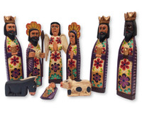 hand carved Guatemala Nativity hand carved Guatemala Nativity