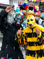 Traditional Mask used in Dance Festival, Jaguar Mask Hand Carved in Guatemala