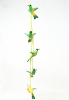 Bright and Playful Hummingbird Ornaments (set of 5)