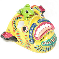 Masks are made scary to keep away evil spirits