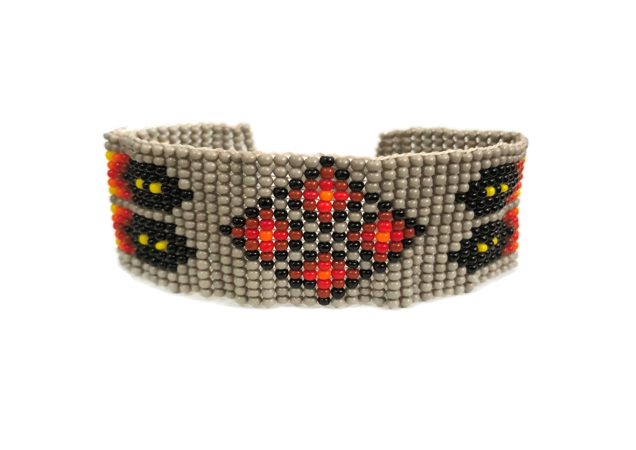 Mayan Beaded Bracelet, Handmade Jewelry for Women, Bead Loom Bracelet,  Aztec Design, Boho Style Accessories - Etsy