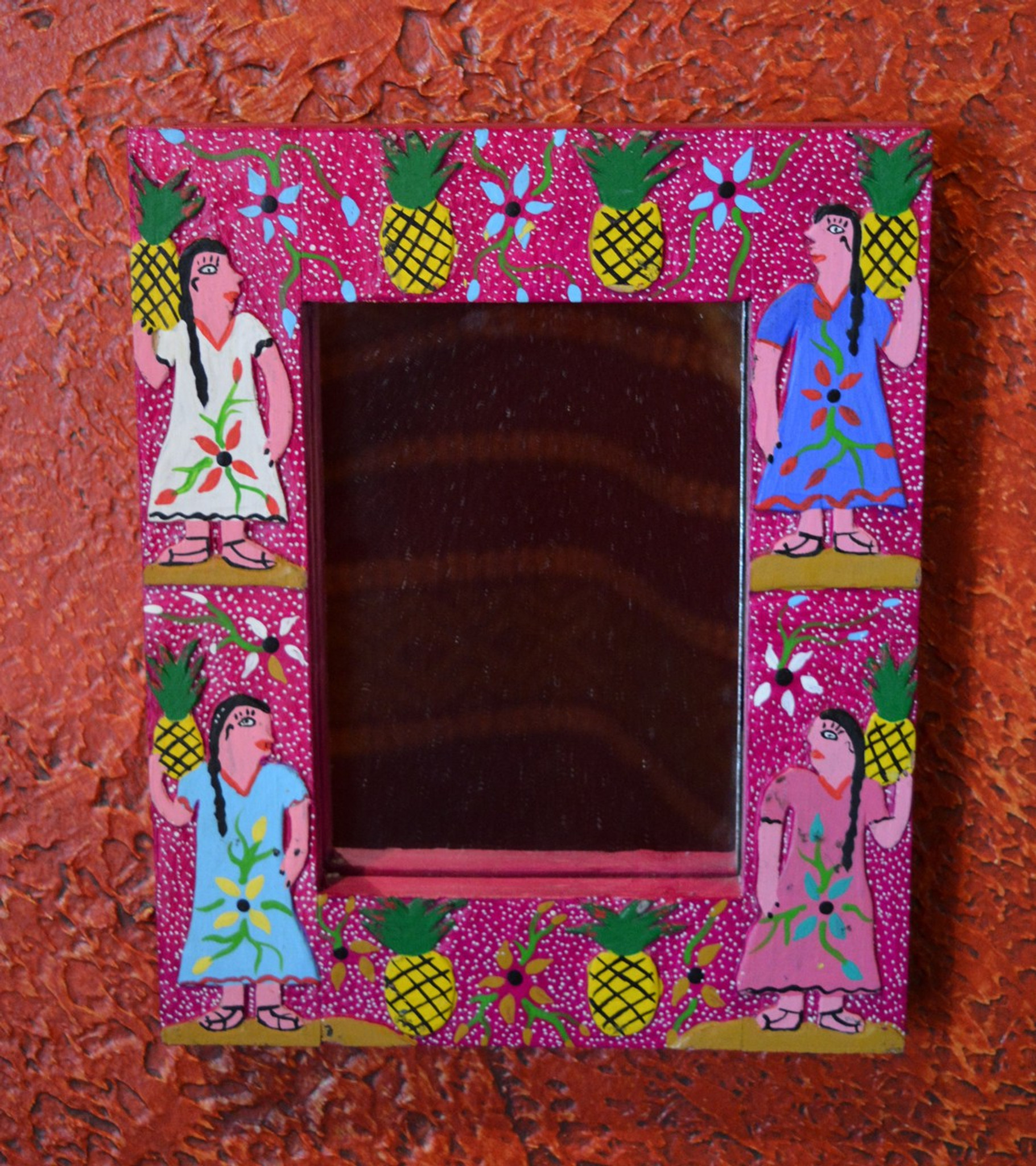 photo Hand Painted Funky Painted Mirror Frames whimsical hand painted mirror 7 x 8 5