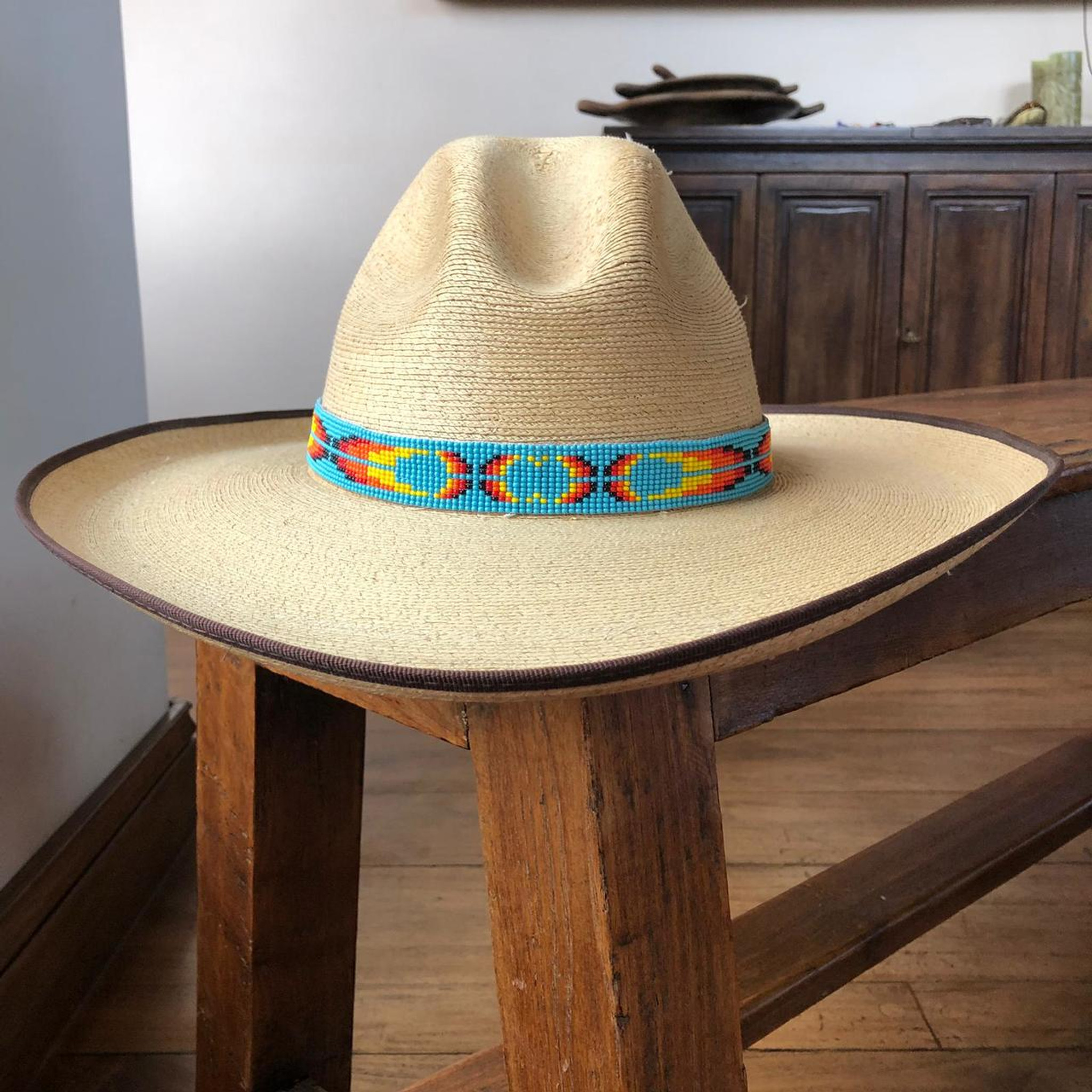 Beaded Hat Band Hatbands Cowboy Western Jewelry Leather 