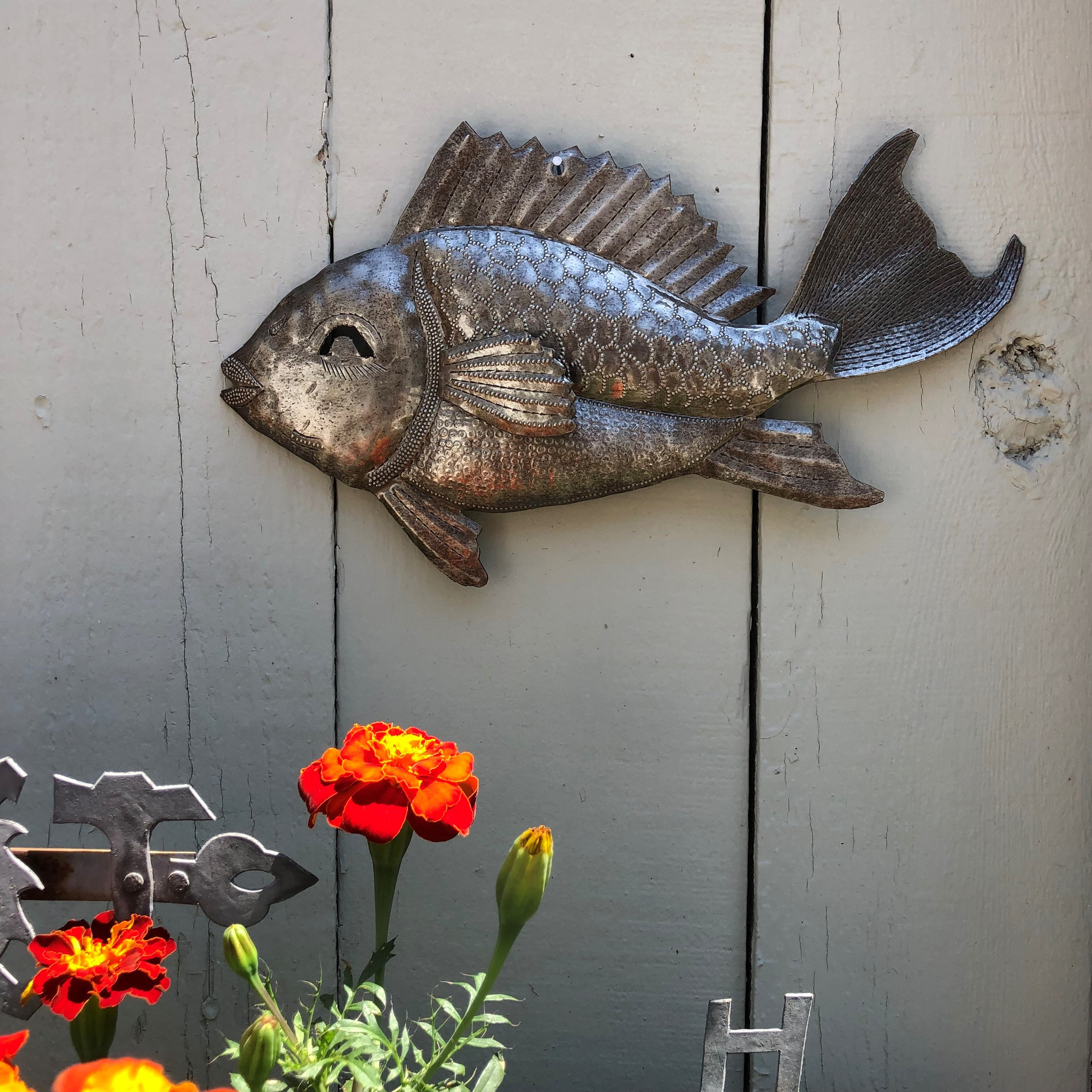 Metal Fish Wall Decor Beach Wall Art