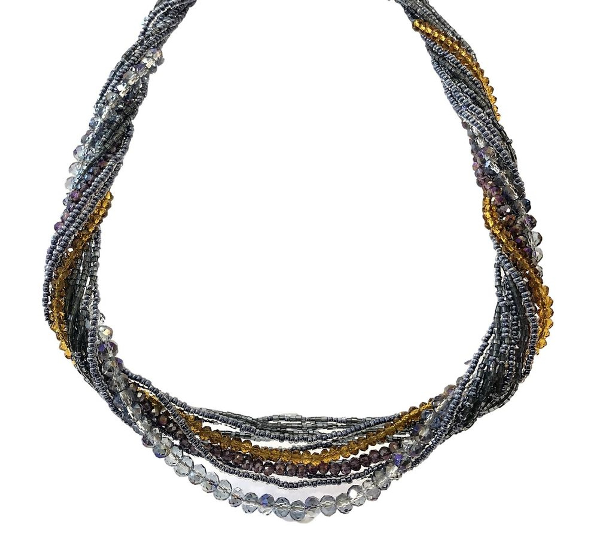 Shell Necklace Gold Beaded Choker Necklaces Colorful Seed Bead Necklace |  Fruugo ZA