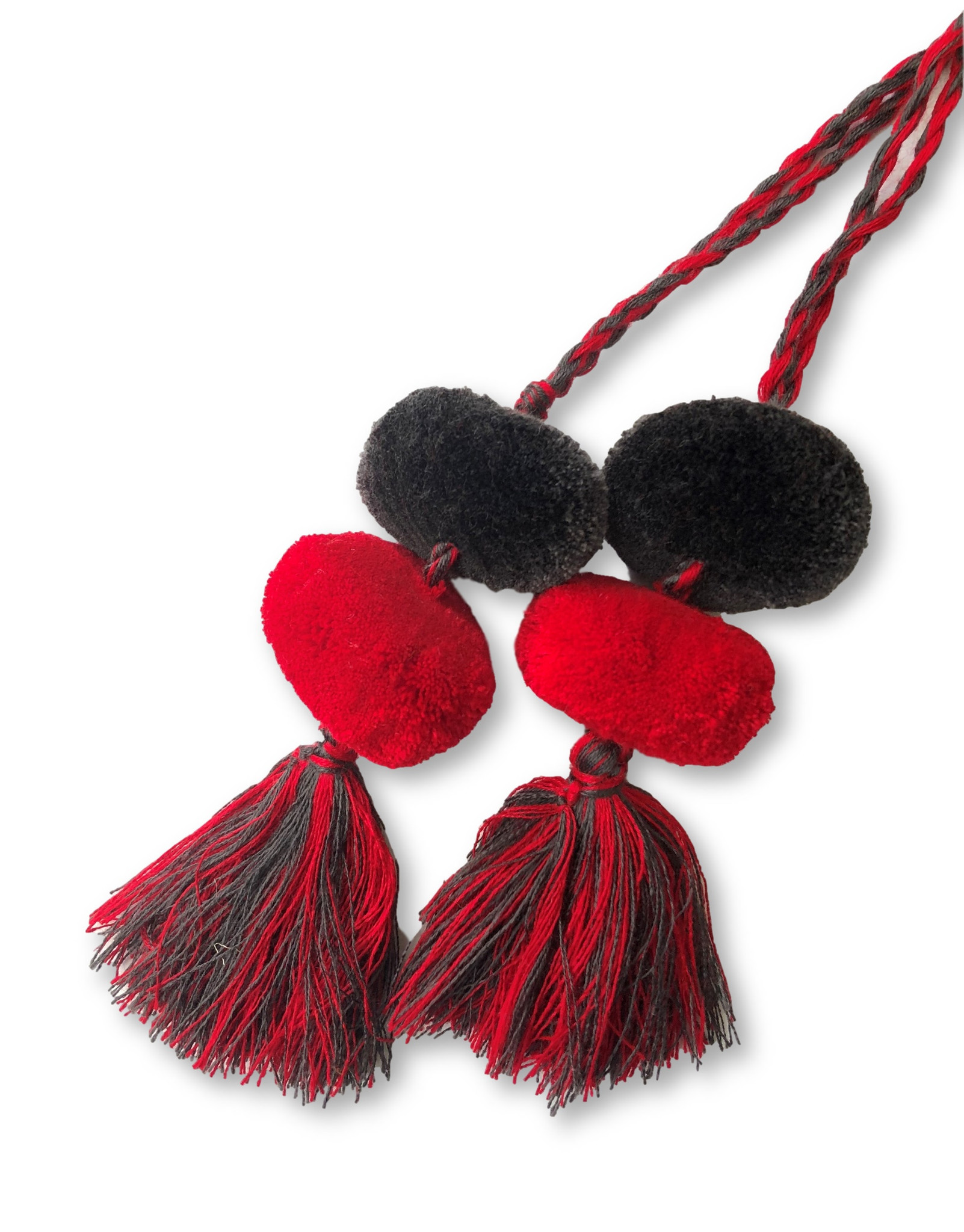 Mayan Arts Pom Pom Tassel, Charming Small Pom Poms Women's Fashion Hand  Bags or Home Accent Decor Accessories, Handmade in Guatemala