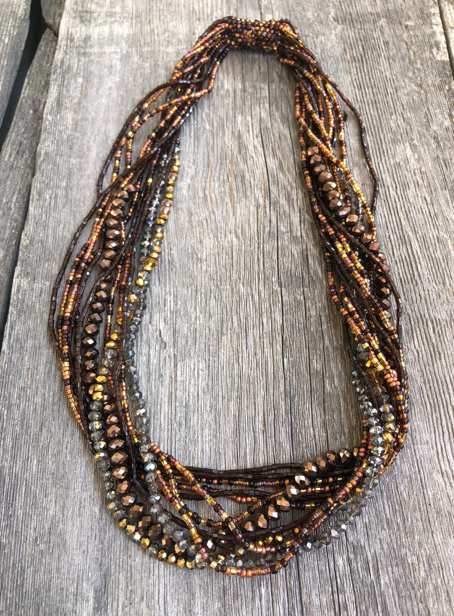 Colorful Beaded Necklace, Women's Jewelry