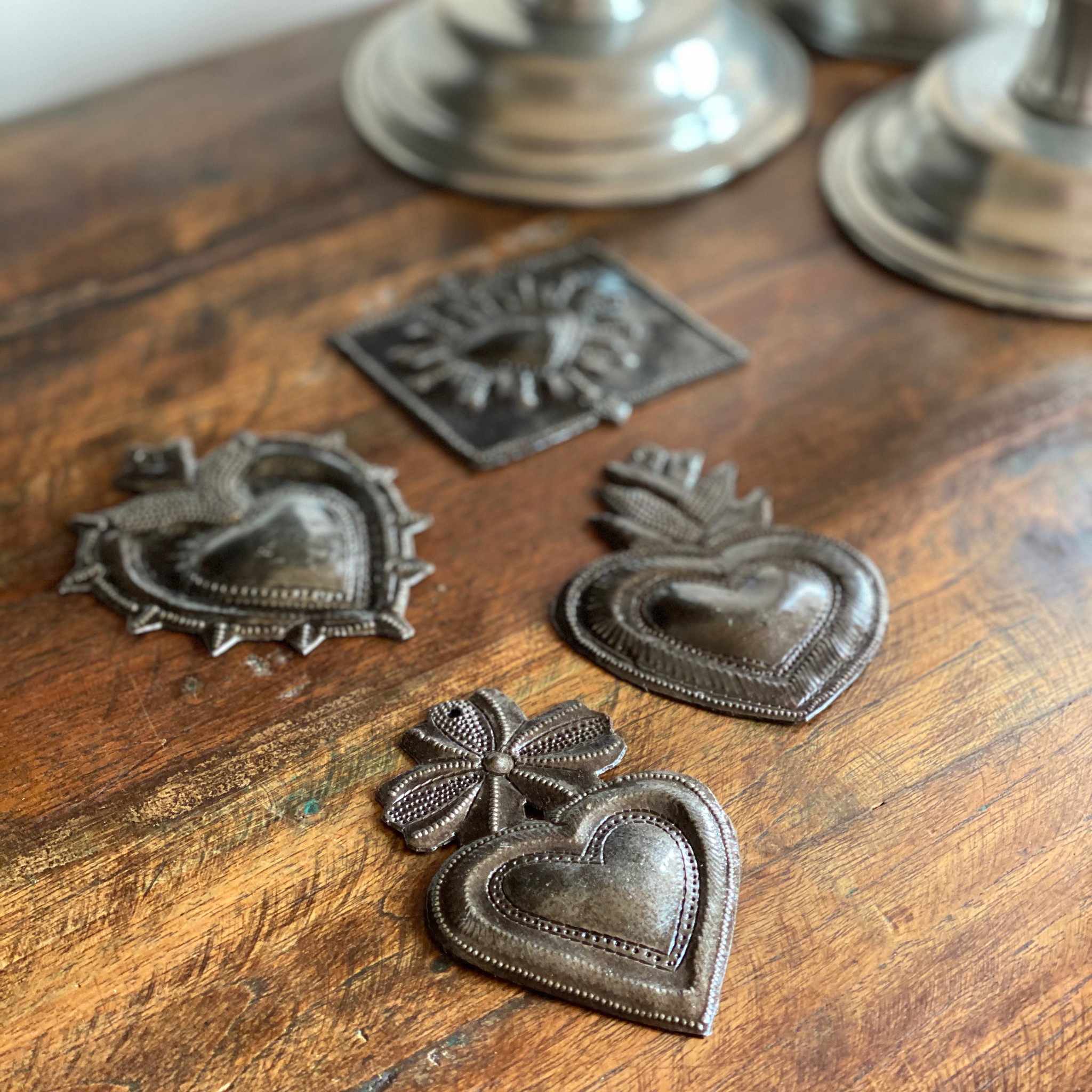 handmade cross, milagro cross, mexican charms, sacred object, miracle