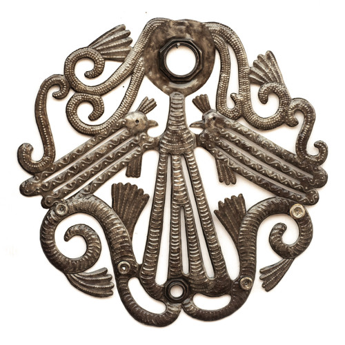 Metal, Steel, Oil Barrels, Handcrafted, Sustainable, Eco-Friendly, Limited Edition, Voodoo, Vodou, Birds, Girl, Bohemian  Metal, Steel, Oil Barrels, Handcrafted, Sustainable, Eco-Friendly, Limited Edition, Voodoo, Vodou, Birds, Girl, Bohemian