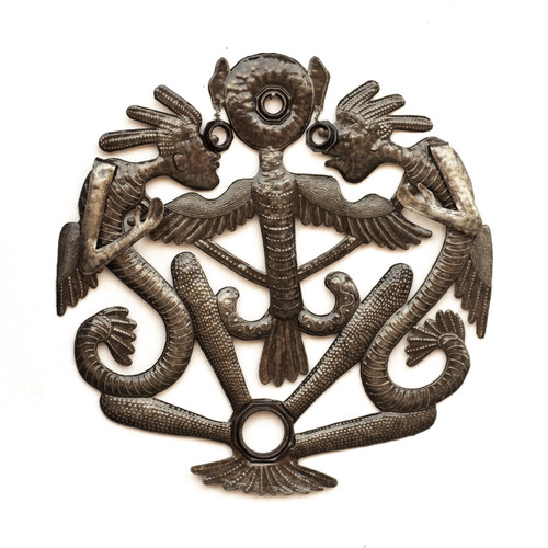 Voodoo, Vodou, Metal, Steel, Oil Barrels, Religious Decor, Handmade, Handcrafted, Living Room, Interior Design  Voodoo, Vodou, Metal, Steel, Oil Barrels, Religious Decor, Handmade, Handcrafted, Living Room, Interior Design