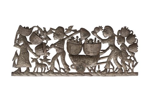 Farm Life, Farm Life Decor, Farmhouse Sculpture, Metal Farmhouse Decor, Metal Farmhouse Art, God is Good Farmer, Faithful Farmer, Farming Decor