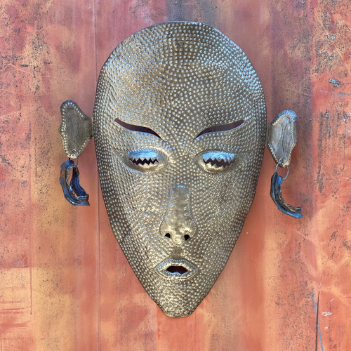 Mask, Whimsical, Unique, Fair Trade, Voodoo, Haiti, Haitian, Recycle, Recyclable, Limited Edition, Sustainable, Eco-Friendly, Recycle, Recyclable Mask, Whimsical, Unique, Fair Trade, Voodoo, Haiti, Haitian, Recycle, Recyclable, Limited Edition, Sustainable, Eco-Friendly, Recycle, Recyclable