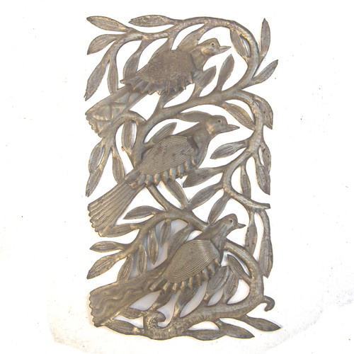 Tree of Life , Garden Tree, Birds on Tree ,Eco-Friendly Metal Art, Sustainable Decor 