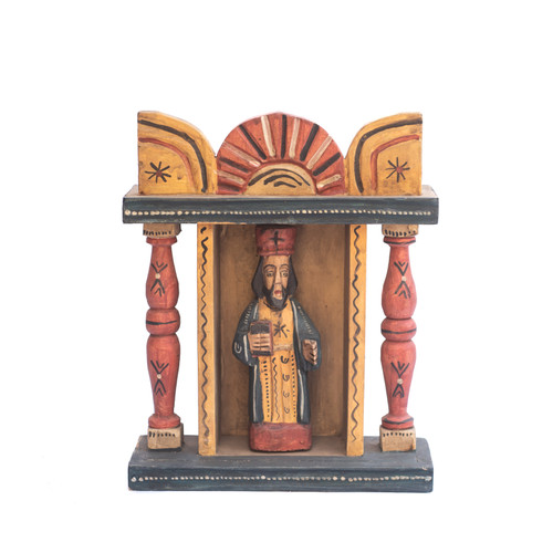 Wooden Altar, Wooden Retablo, Woooden Saint, Hand-Carved Saint, Hand-Carved Wooden Saint,  Wooden Altar, Wooden Retablo, Woooden Saint, Hand-Carved Saint, Hand-Carved Wooden Saint,