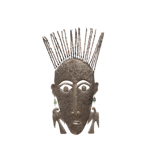 Voodoo Veve Mask, Metal Mask, Metal Voodoo Veve, Veve Decor, Veve Sculpture, Veve Art, Handcrafted Voodoo Art, Vintage Voodoo Wall Mask Voodoo Veve Mask, Metal Mask, Metal Voodoo Veve, Veve Decor, Veve Sculpture, Veve Art, Handcrafted Voodoo Art, Vintage Voodoo Wall Mask
