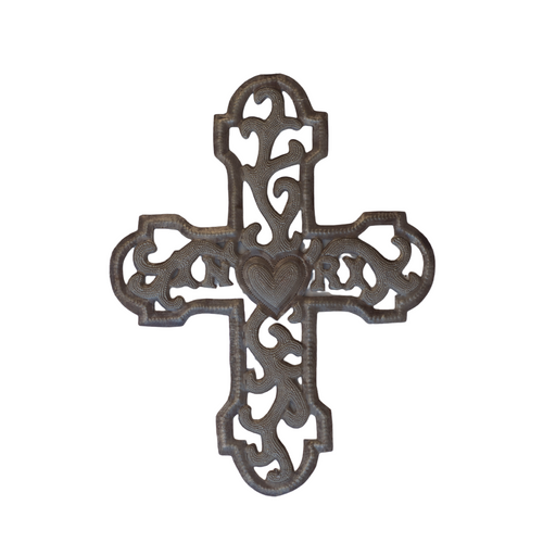 INRI Inscribed Cross, Cross with Milagro, Cross with Heart, Metal Cross, Metal Heart Cross, Metal Cross Decor, Religious Cross, Christian Cross, Catholic Cross  INRI Inscribed Cross, Cross with Milagro, Cross with Heart, Metal Cross, Metal Heart Cross, Metal Cross Decor, Religious Cross, Christian Cross, Catholic Cross