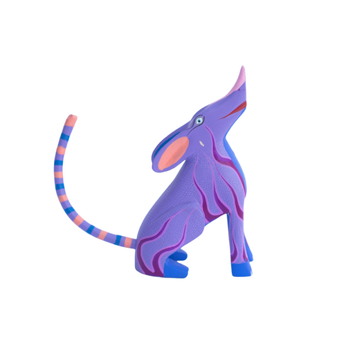 Purple Fox Alebrije, Purple Coyote Alebrije, Whimsical Alebrije, Colorful Alebrije Purple Fox Alebrije, Purple Coyote Alebrije, Whimsical Alebrije, Colorful Alebrije