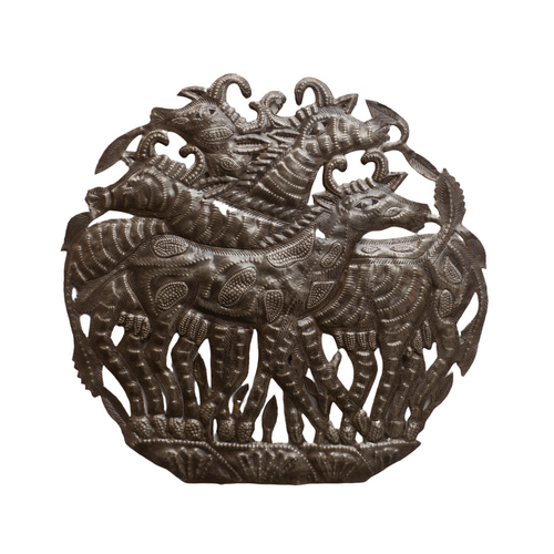 Metal Herd of Cattle, Herd of Cows, Metal Livestock Decor, Metal Animal Sculpture, 