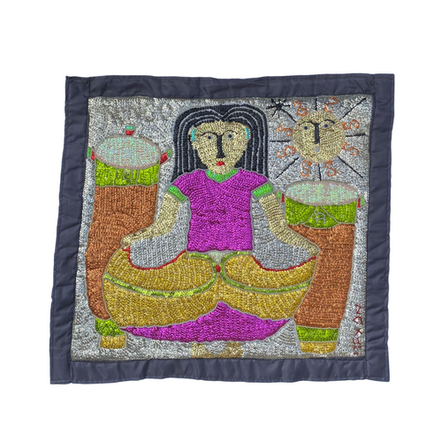 Voodoo La Sirene, Vintage La Sirene Sequin Flag, Voodoo Sequin Flag, Vintage Vodou Drapeau, Vintage Sequin Vodou Drapeau  Voodoo La Sirene, Vintage La Sirene Sequin Flag, Voodoo Sequin Flag, Vintage Vodou Drapeau, Vintage Sequin Vodou Drapeau