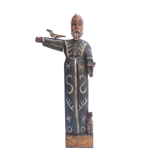 Saint Francis, Wooden Saint Francis, Wooden St. Francis, Vintage Saint Francis