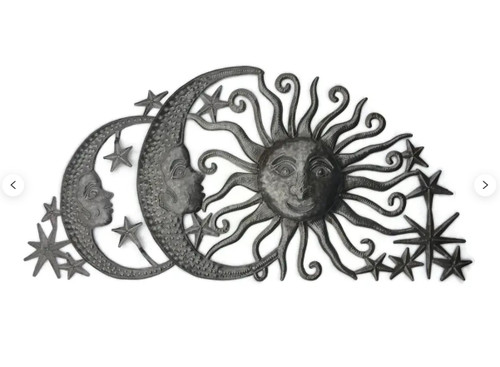 Celestial, Sun Moon & Stars, Eco-Friendly Decor, Metal Moon, Stars, Metal Stars, Eclipse, Total Eclipse  Celestial, Sun Moon & Stars, Eco-Friendly Decor, Metal Moon, Stars, Metal Stars, Eclipse, Total Eclipse