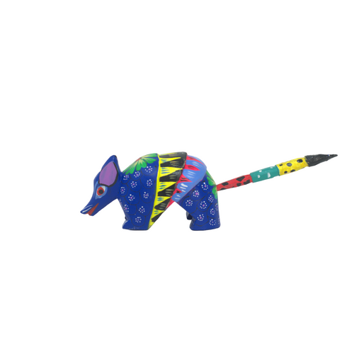 Colorful Armadillo, Armadillo Alebrije, Wooden Alebrije, Oaxacan Alebrije, Oaxacan Armadillo Alebrije