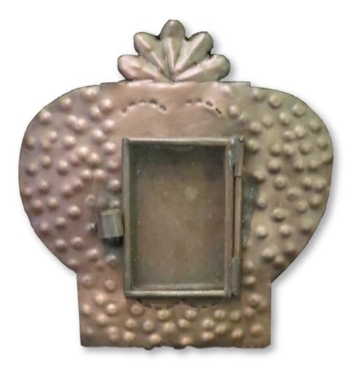 Tin Nicho, Rustic Tin Nicho, Tin Shadow Box, 