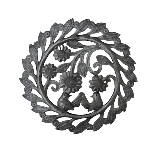 Flowers & Love Birds, Love Birds & Flowers, Garden Flowers, Flower Wreath, Metal Floral Wreath  Flowers & Love Birds, Love Birds & Flowers, Garden Flowers, Flower Wreath, Metal Floral Wreath