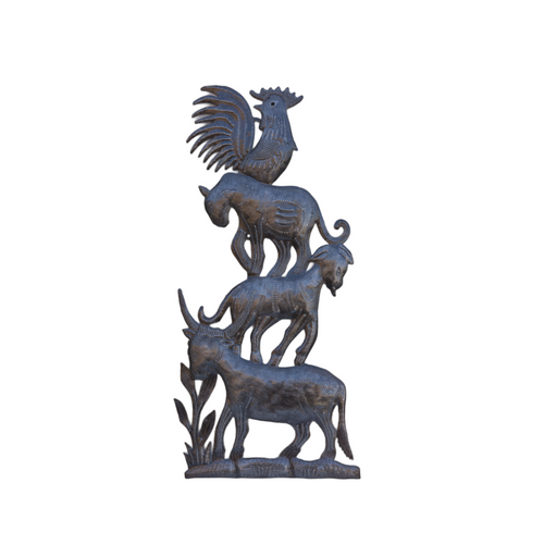 Stacked Animals, Metal Stacked Aniamls, Stacked Farm Animals, Farm Animal Decor, Farm Animal Sculpture  Stacked Animals, Metal Stacked Aniamls, Stacked Farm Animals, Farm Animal Decor, Farm Animal Sculpture