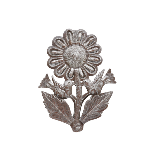 Flower, Metal Flower, Floral Decor, Flower Sculpture, Flower Art, Garden Flower with Birds, Bird & Flowers, Flower Sculpture  Flower, Metal Flower, Floral Decor, Flower Sculpture, Flower Art, Garden Flower with Birds, Bird & Flowers, Flower Sculpture
