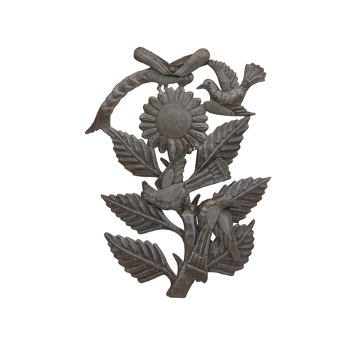 Sunflower in the Garden, Metal Sunflower Art, Sunflower Decor, Sunflower with Dragonfly, Flower & Birds  Sunflower in the Garden, Metal Sunflower Art, Sunflower Decor, Sunflower with Dragonfly, Flower & Birds