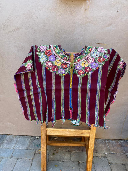 Handwoven Guatemalan Textiles, Handwoven Guatemalan Huipil, Floral Huipil, Flower Huipil 