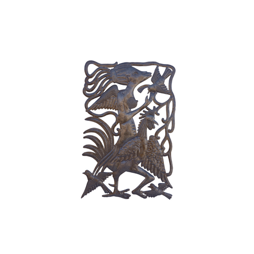 Voodoo Folk Art, Voodoo Angel, Voodoo Rooster, Angelic Rooster, Unique Home Decor  Voodoo Folk Art, Voodoo Angel, Voodoo Rooster, Angelic Rooster, Unique Home Decor