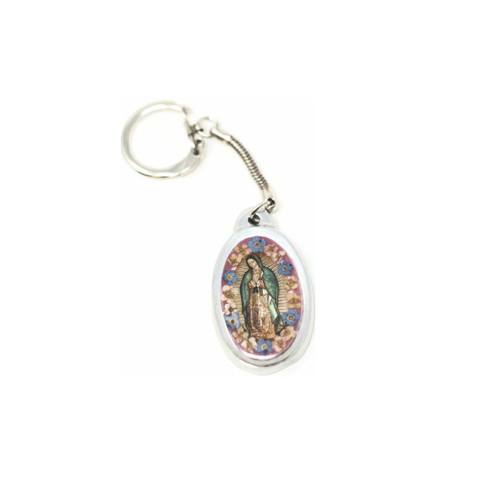 Key Chain, Religious Keychain, Virgin Guadalupe Keychain, Virgin Mary Keychain 
