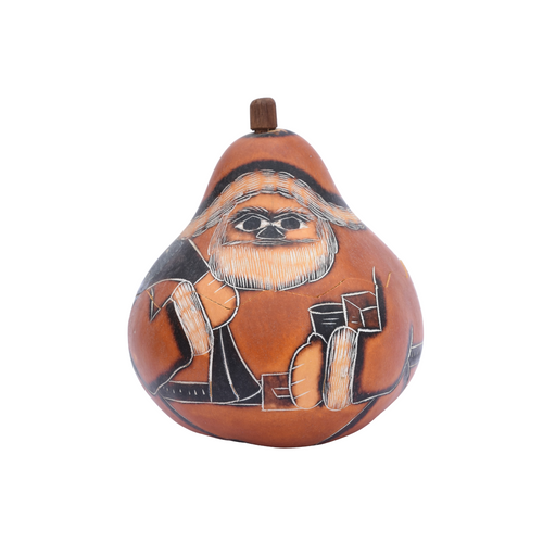 Santa Clause Gourd, Vintage Santa Claus Gourd, Vintage Peruvian Gourd, Peruvian Folk Art, Peruvian Decor, Peruvian Sculpture, Christmas Decor, Xmas Decor Santa Clause Gourd, Vintage Santa Claus Gourd, Vintage Peruvian Gourd, Peruvian Folk Art, Peruvian Decor, Peruvian Sculpture, Christmas Decor, Xmas Decor