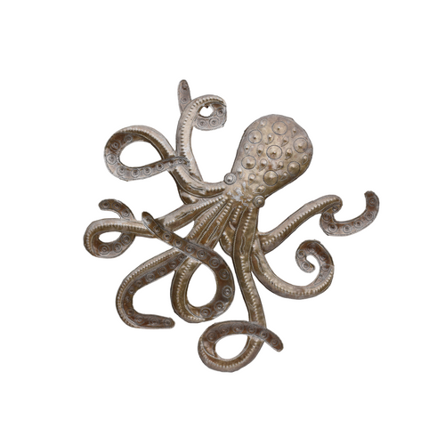Octopus, Metal Octopus, Octopus Art, Octopus Decor, Octopus Wall Art, Metal Nautical Decor, Beach Home Decor, Beachy Vibes 