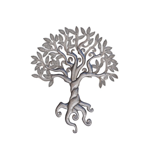 Tree of Life with Roots, Tree of Life with THick Roots, Garden Tree of Life, Garden Decor, Tree Wall Sculpture, Metal Tree Wall Sculpture 
