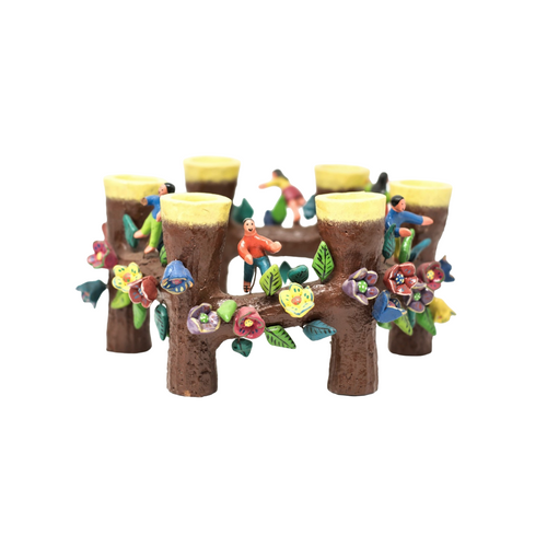 Gerardo Ortega Candelabra, Vintage Gerardo Ortega, Vintage Candelabra with Children, Children Candelabra, Vintage Gerardo Ortega Candelabra