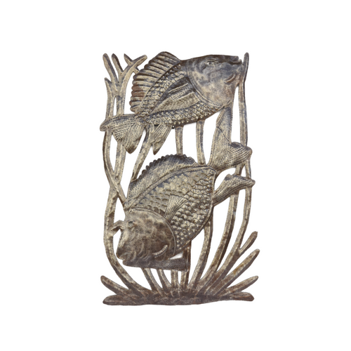 Metal Fish, Fish Decor, Fish Sculpture, Fish Wall Art, Metal Fish, Beachy Home, Beachy Vibes, Beach Home Sculpture, Sea Life Decor, Sea Life Sculpture, Nautical Decor, Nautical Art 