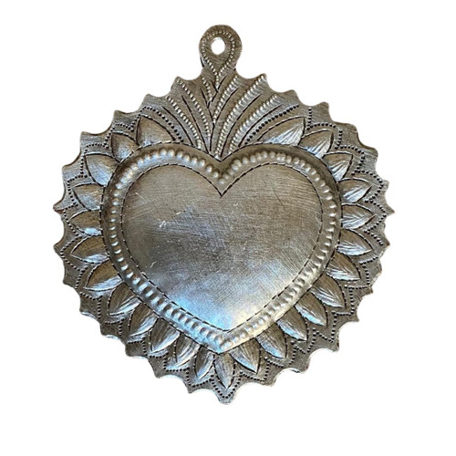 Heart, Metal Charm, Fair Trade Milagro