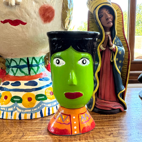 Decorative Face Vase Whimsical container