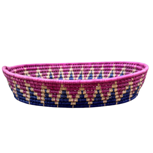 Toluca Mexico Basket Handmade Fair Trade, Toluca Mexico Vintage Folk Art, Palm Tree Basket, Colorful Basket, Mexican Kitchen, Mexican Home Decor