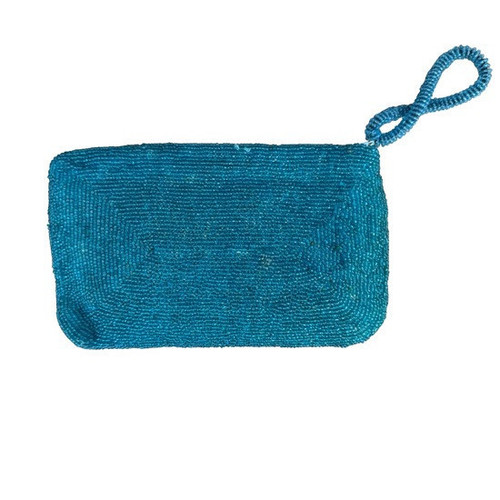 Beaded Clutch hand made in Haiti Veve Motif