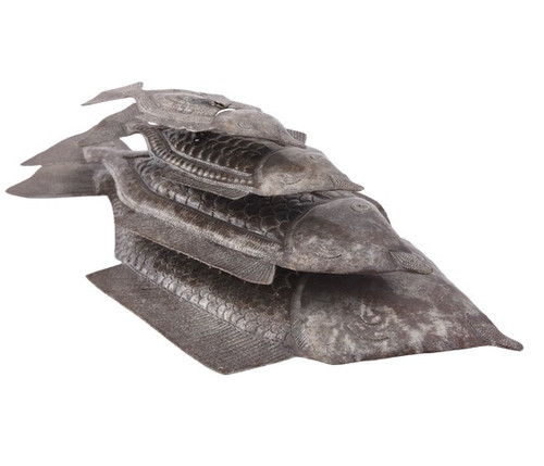 3-D Layered Fish Sculpture, Haitian Metal Art
