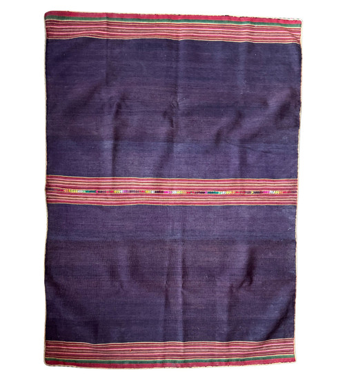 Natural dye textile, Boho throw blanket, Ethnic wall hanging ,Fair Trade home decor, Indigenous folk art textile