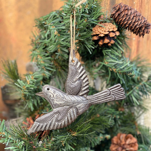 Haitian metal art, recycled steel bird, handmade wall decor, eco-friendly home decor, fair trade art, Haitian bird sculpture, garden wall art, upcycled metal decor, bird wall sculpture, artisan handmade art